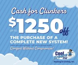 Cash for clunkers AC replacement in Kernersville NC